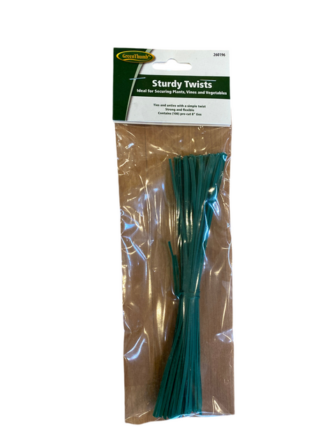 (6859) 100 pk 8" Wire Tie - Sturdy Twists