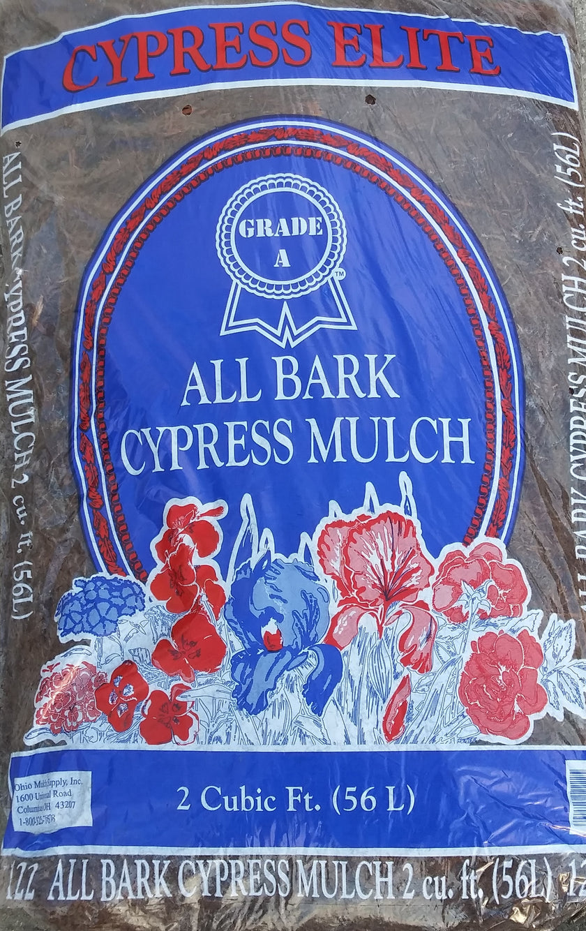 Ohio Mulch All Bark Cypress 2cf Cubic Feet