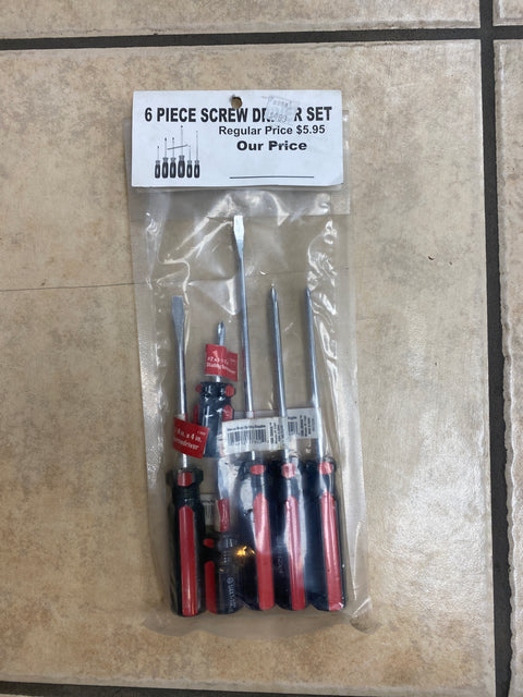 #8958-Screwdriver Set 6PC