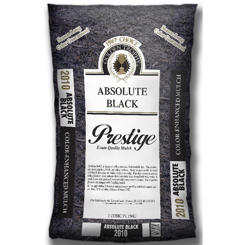 #2010 - Absolute Black Shredded Prestige Mulch (2 CF)